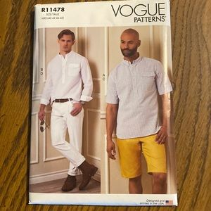 Vogue pattern men’s size 40-46